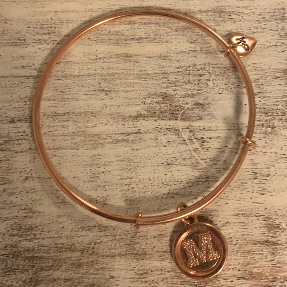 Rose Gold "M" Bracelet